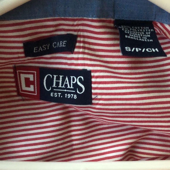 ❤️ 5/$15 Chaps classic shirt - Picture 6 of 7